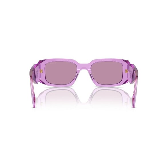 New PRADA Violet Rectangle PR 17WS 13R07Q Sunglasses Women - Picture 5 of 6